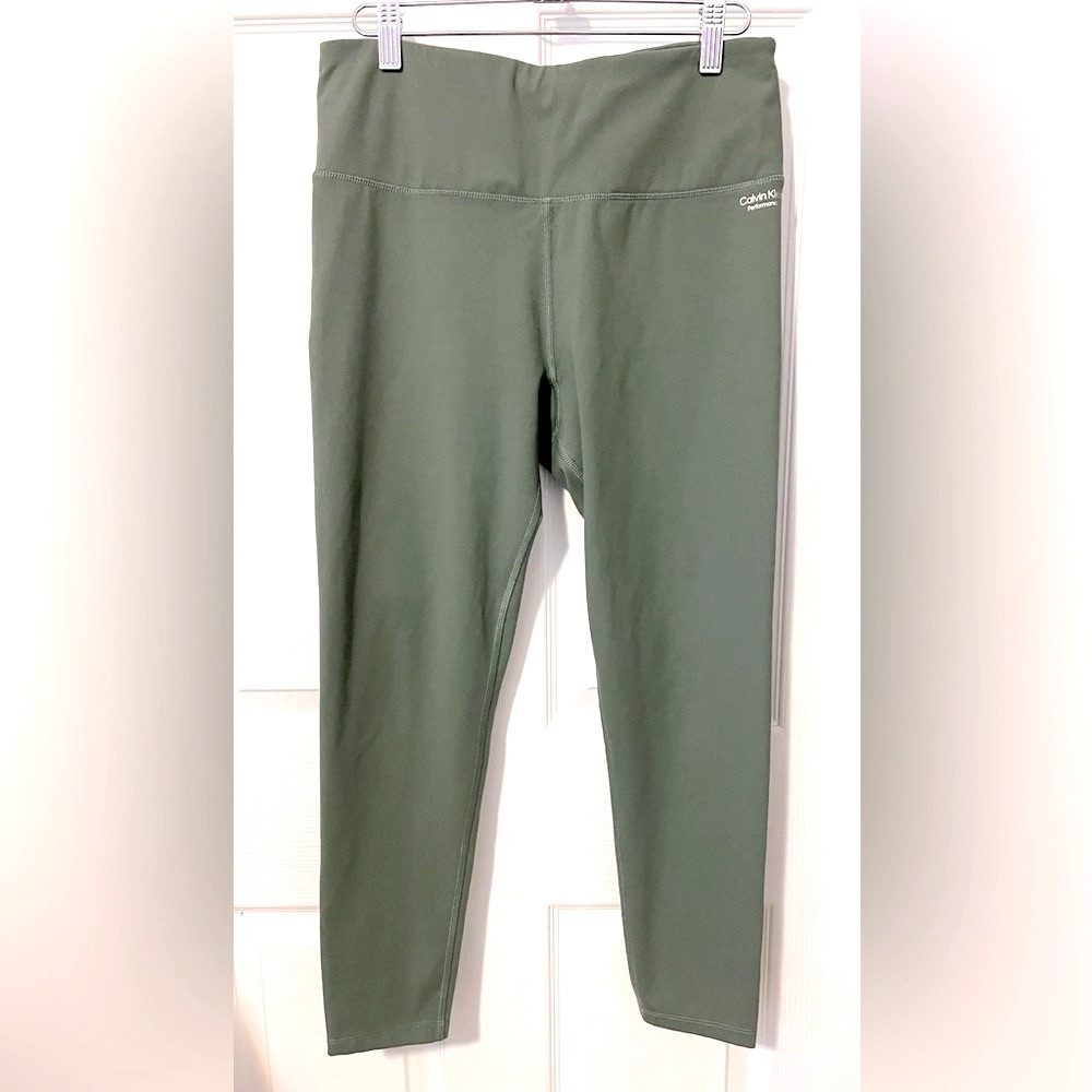 CALVIN KLEIN Performance High Waist 7/8 Stretch Leggings Size L